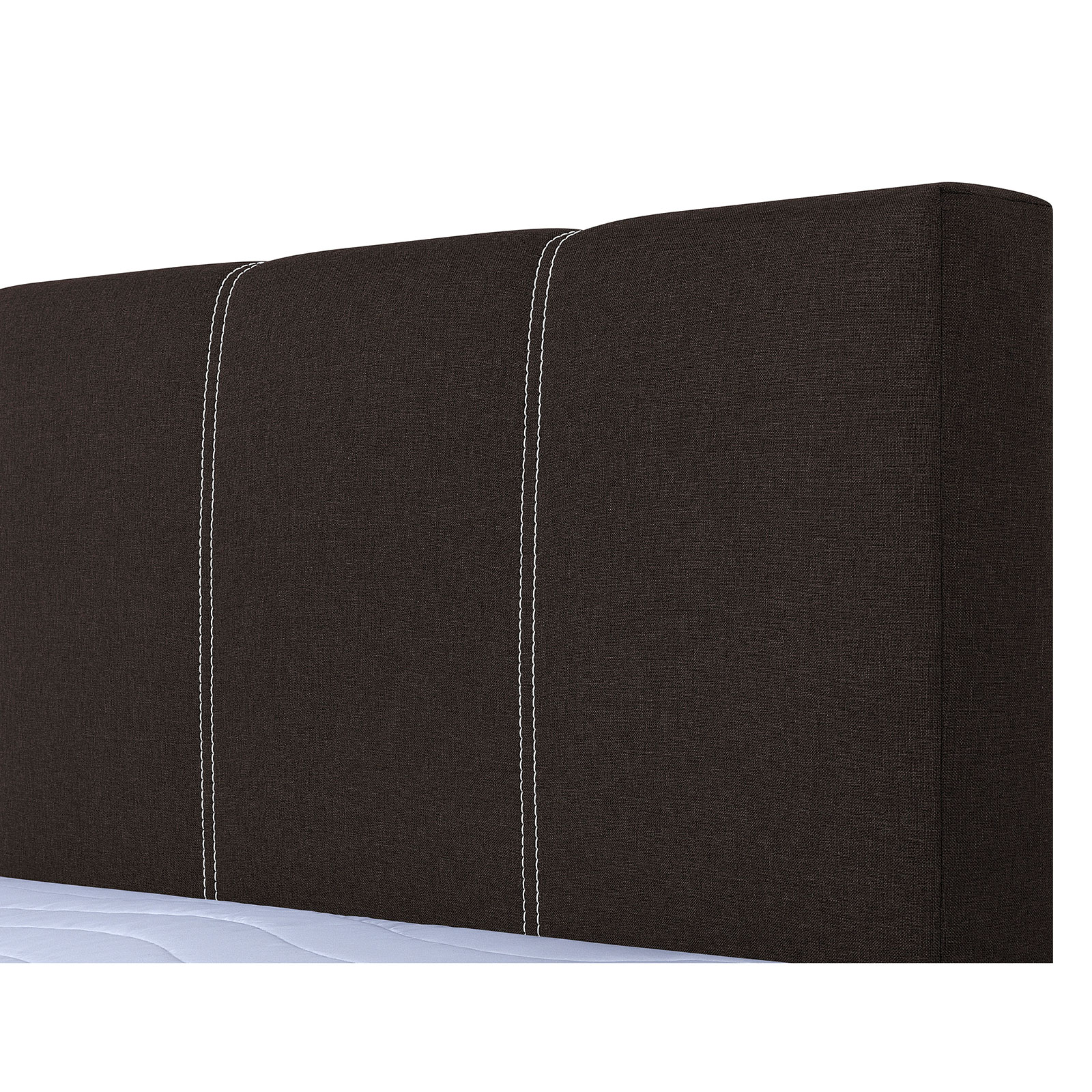 Boxspringbett - braun - H3 - Bonell-Federkern - 140x200 cm
