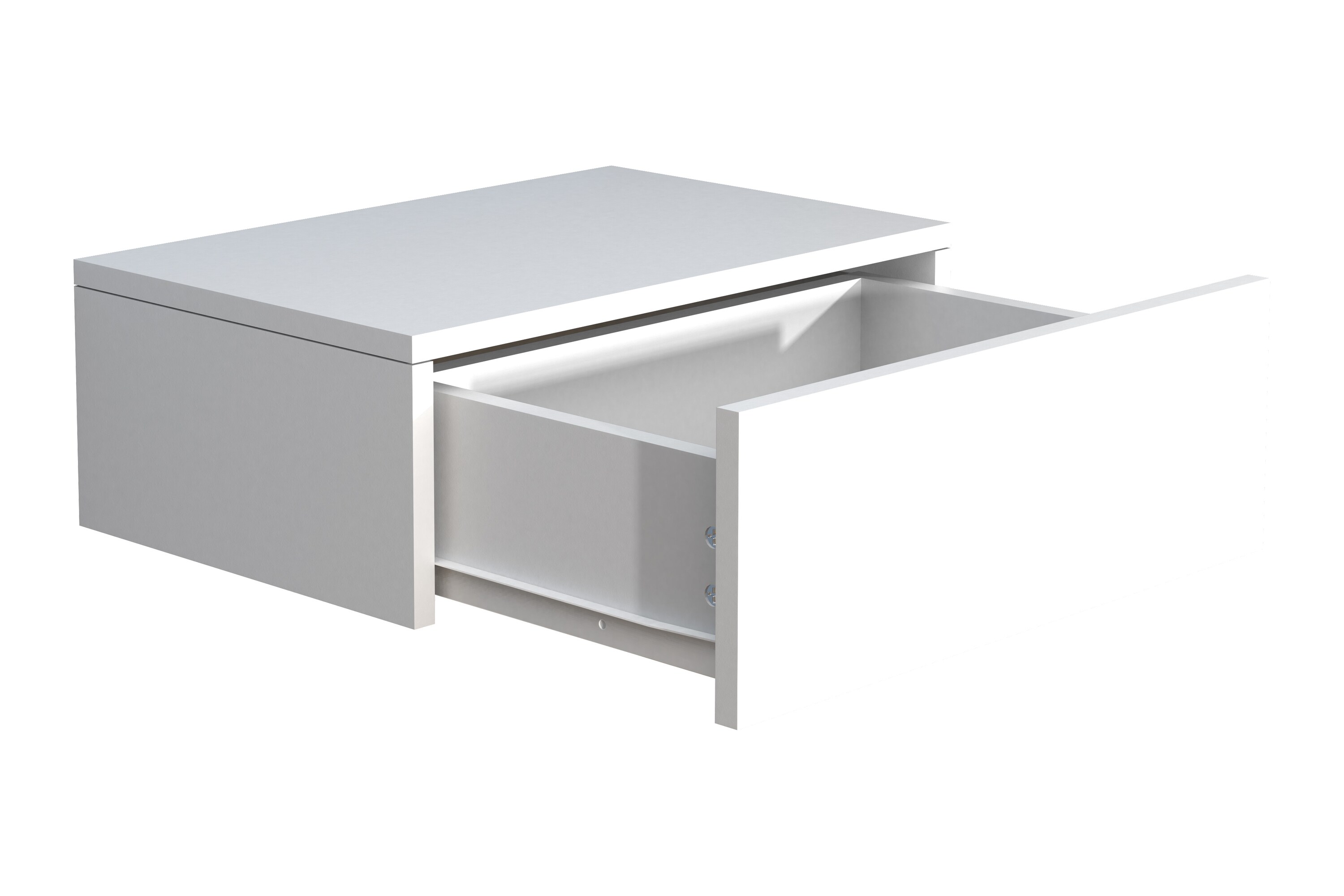 VCM Holz Wandschublade Nachtschrank Wandboard Schublade Konsole Nachttisch Usal M 45 cm