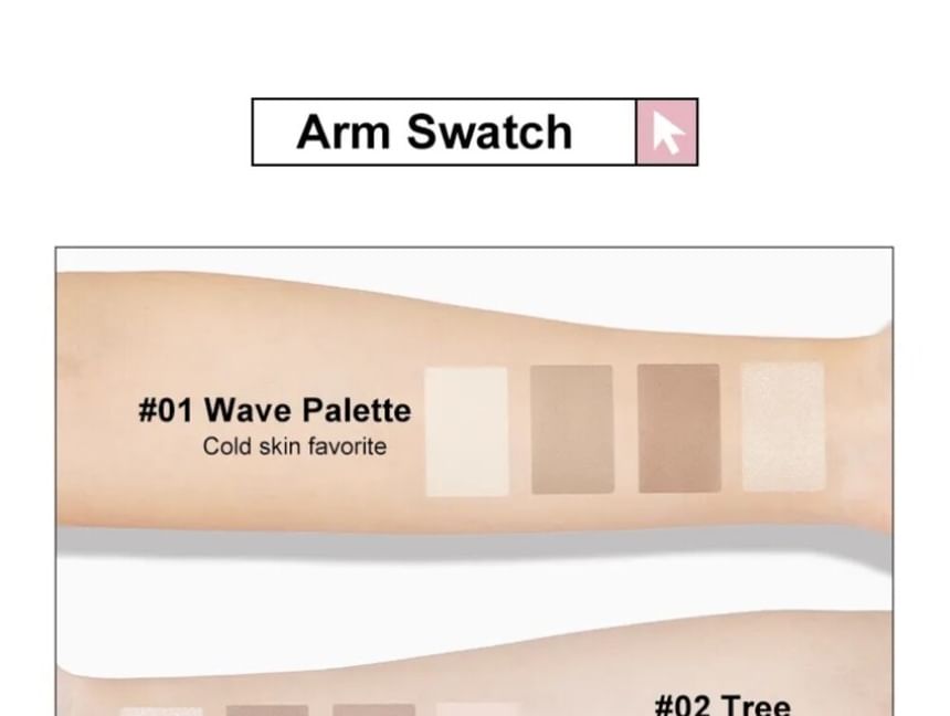Judydoll - 2 IN 1 Highlighter Contour Palette - 04