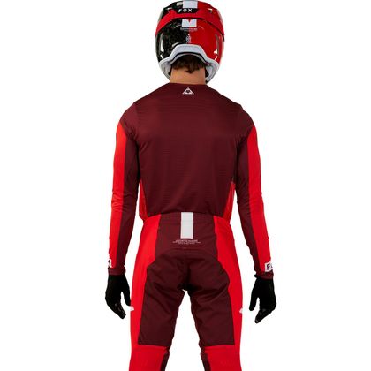 Maillot cross Fox FLEXAIR - OPTICAL 2024 - Rouge / Blanc