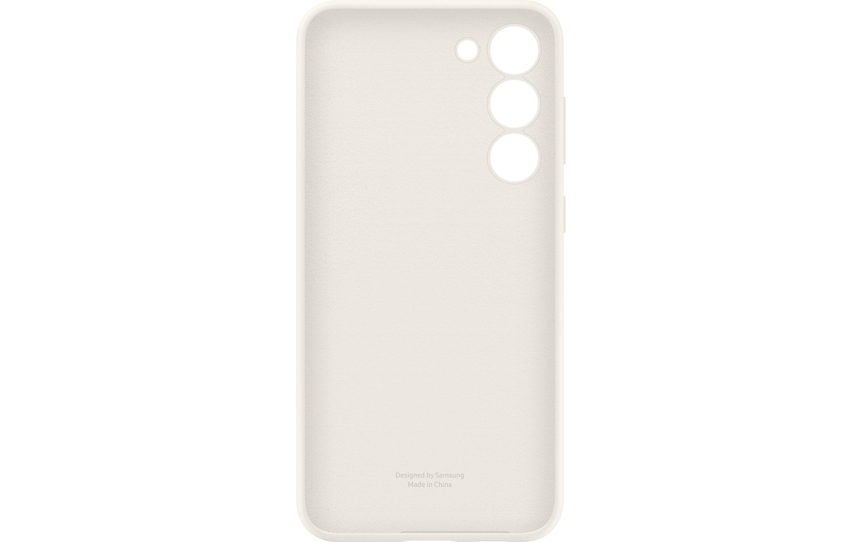Back Cover Silicone Galaxy S23+ CremeSchutzhülle für das Samsung Galaxy S23+
