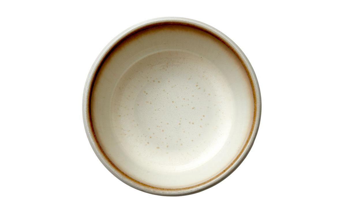 Snackschale 10 cm, 6 Stück, Grau/CrèmeSchalen aus Steinzeug