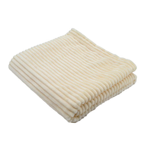 Couverture boudoir 75x100 cm Lait - DOMIVA