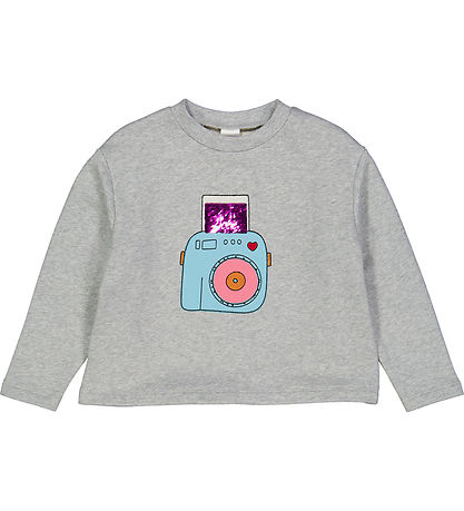 Freds World Sweatshirt - Hello Snap - Grau Meliert