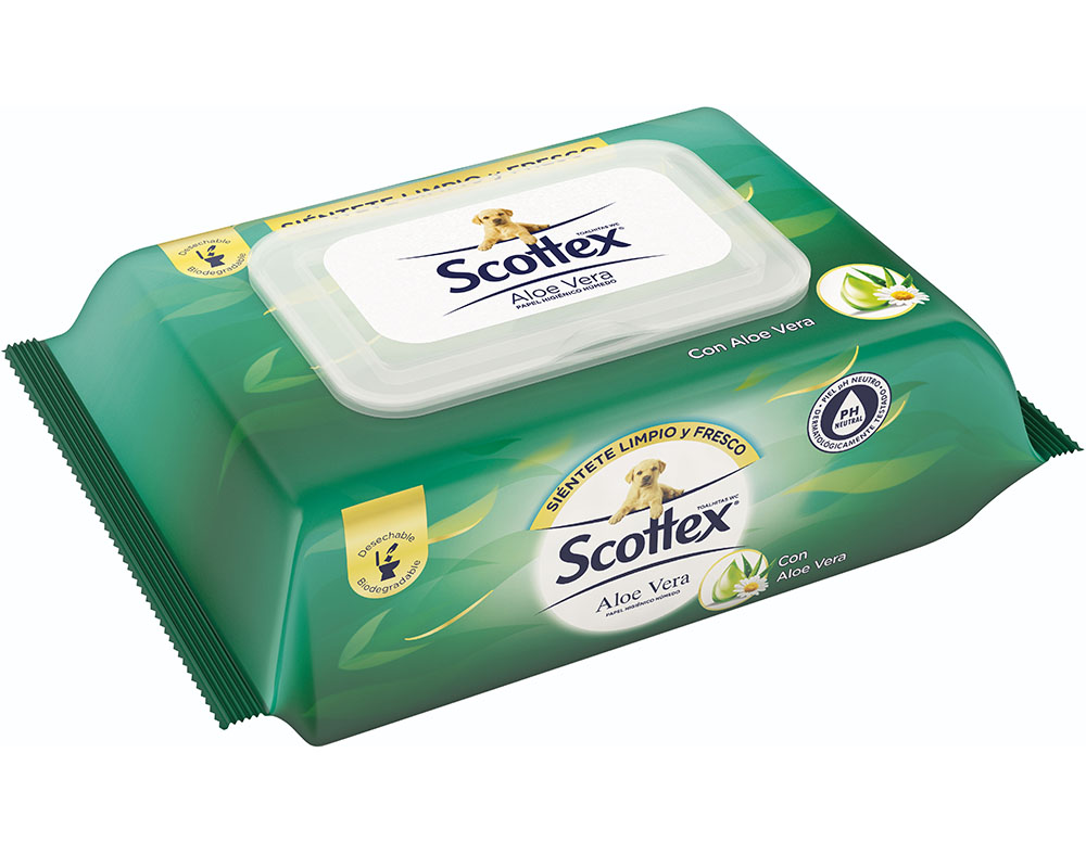 Papel Higiénico Húmido Scottex Sensitive 66UN