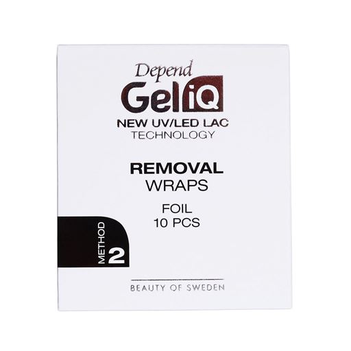 Depend Gel iQ Removal Wraps Foil, 10 Stk.