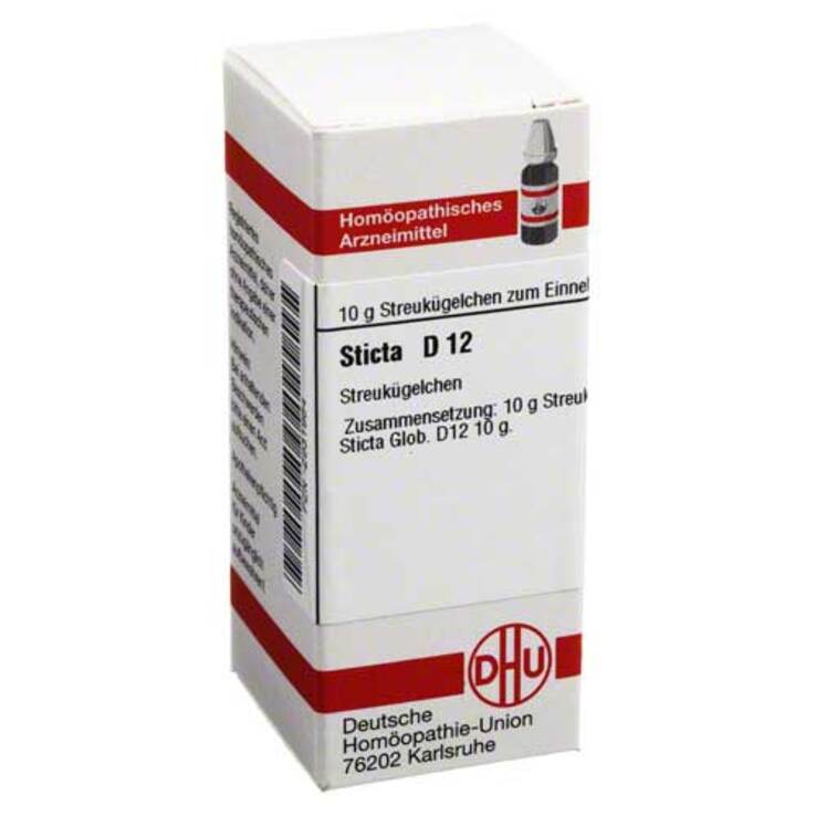 DHU Sticta D 12 Globuli, 10 g