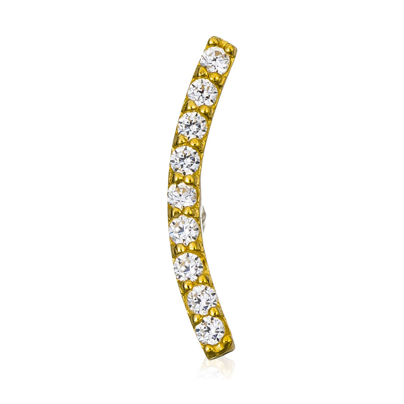 Instant d'Or Boucles d'oreilles Merveille grimpantes or jaune