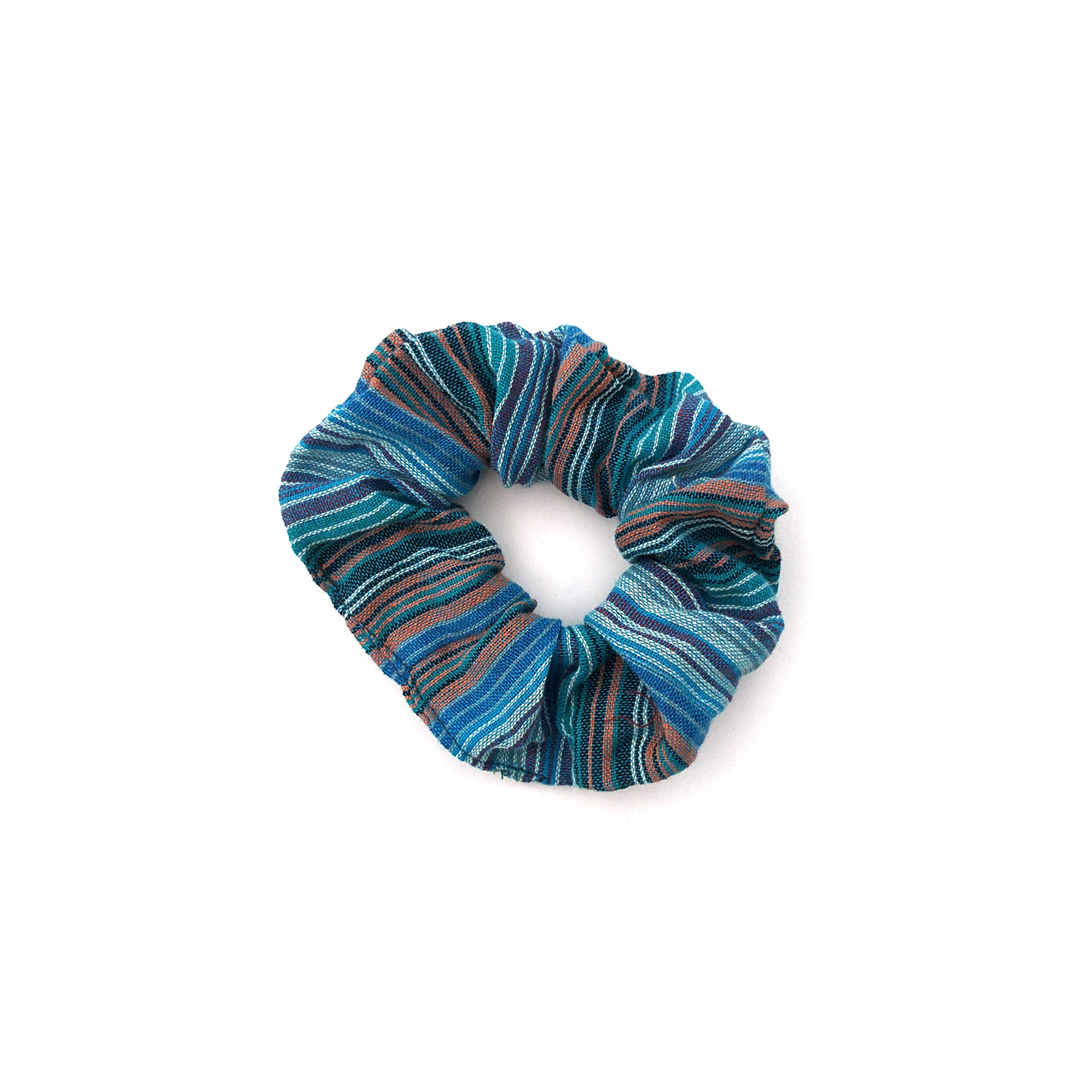Scrunchy 'Miami' blau, aus Baumwolle günstig bestellen