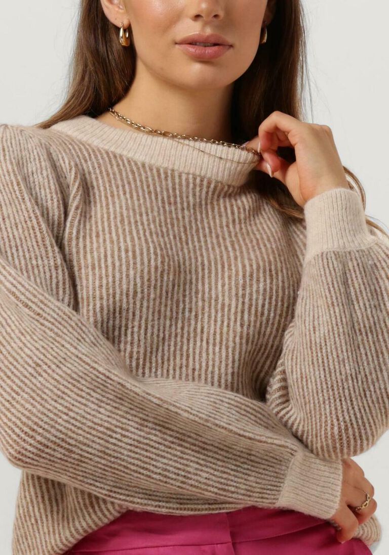 SELECTED FEMME beige selected femme trui slflilo ls knit o-neck
