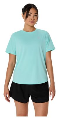 Maillot manches courtes Asics Core Run Bleu Femme