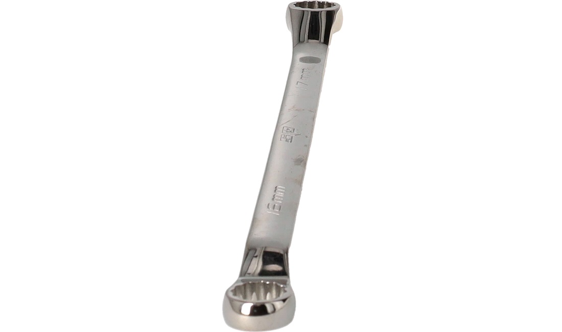 Ringnøgle 16x17mm 40grader - SP Tools