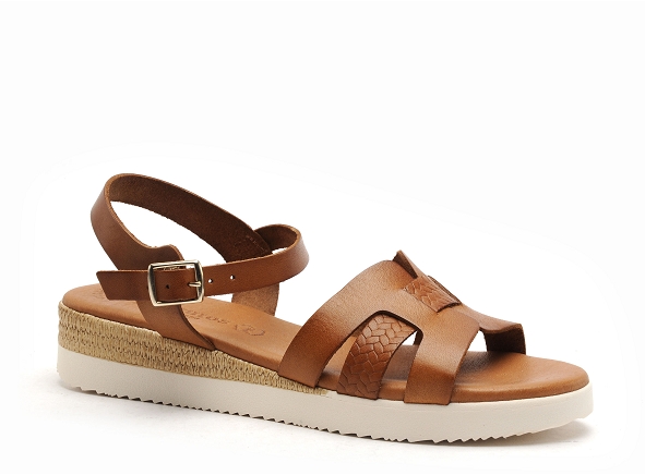 Eva frutos nu pieds plats femme 4222 marron