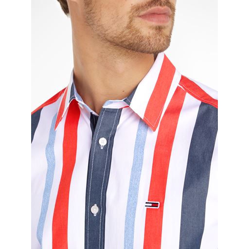 Tommy Jeans RLX Skjorte, White, XL