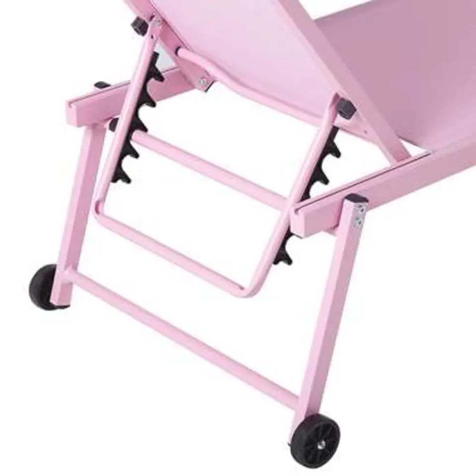 PORTOFINO - Strandstoel - Roze - Aluminium