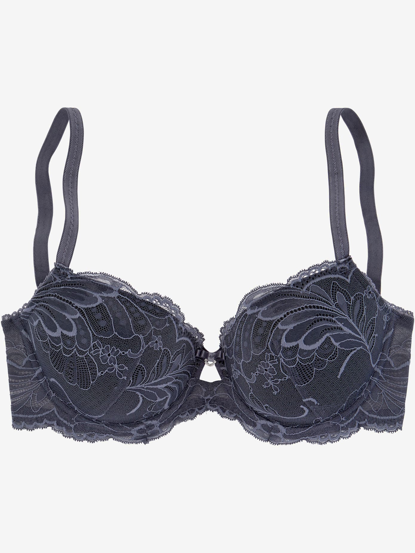 Soutien-gorge à coques avec bonnets préformés sans coutures en dentelle