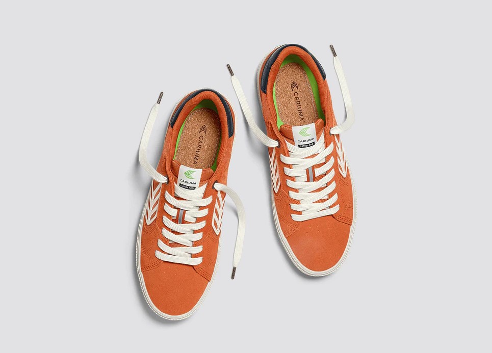 Cariuma Catiba Pro 2.0 Burnt Orange Suede Ivory 3.5 US / 35 EU