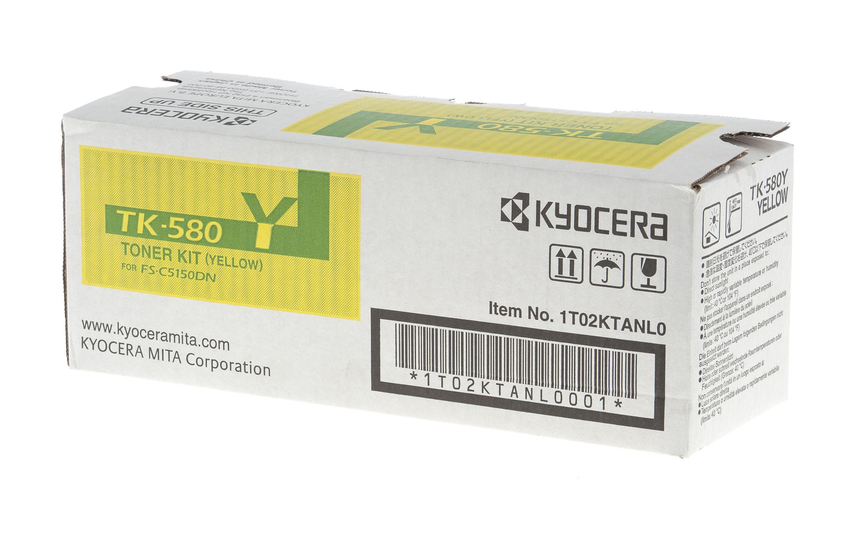 Toner TK-580Y YellowToner, black
