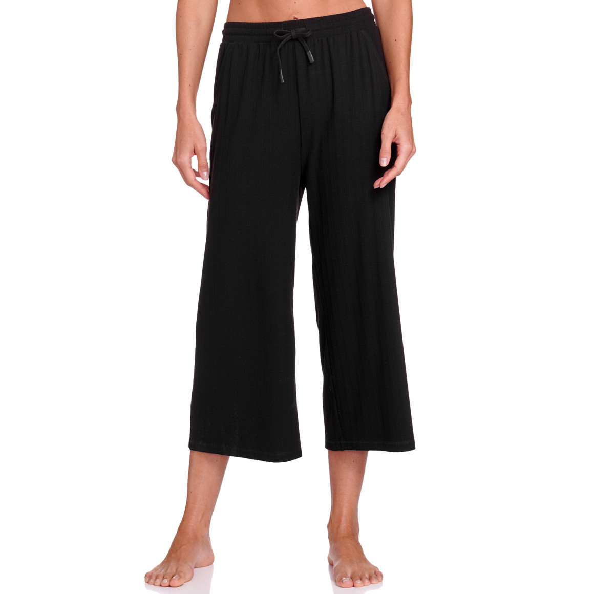 Gina Benotti Damen Culotte mit Tunnelzug schwarz