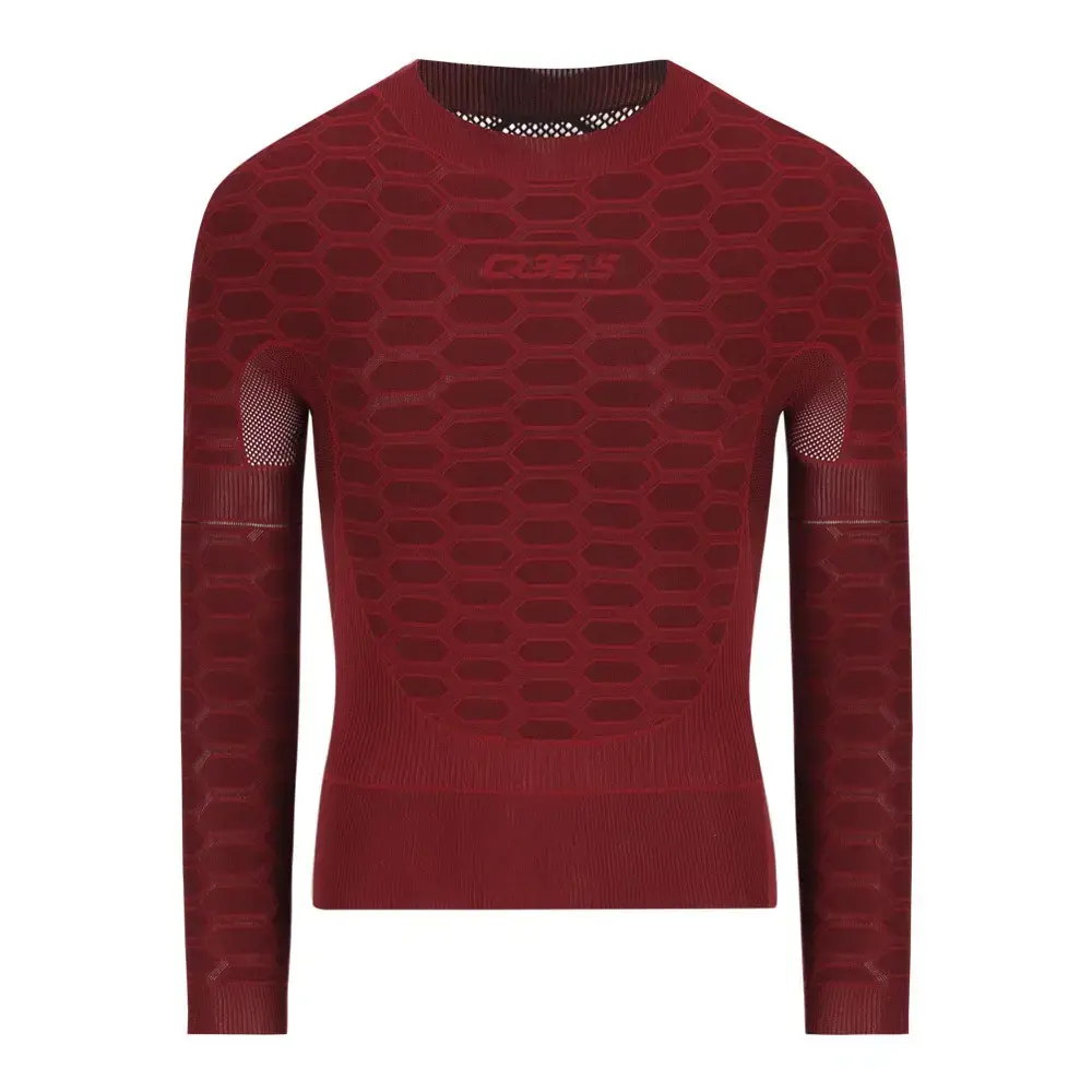 Q36.5 Three Ondershirt Lange Mouwen Donkerrood