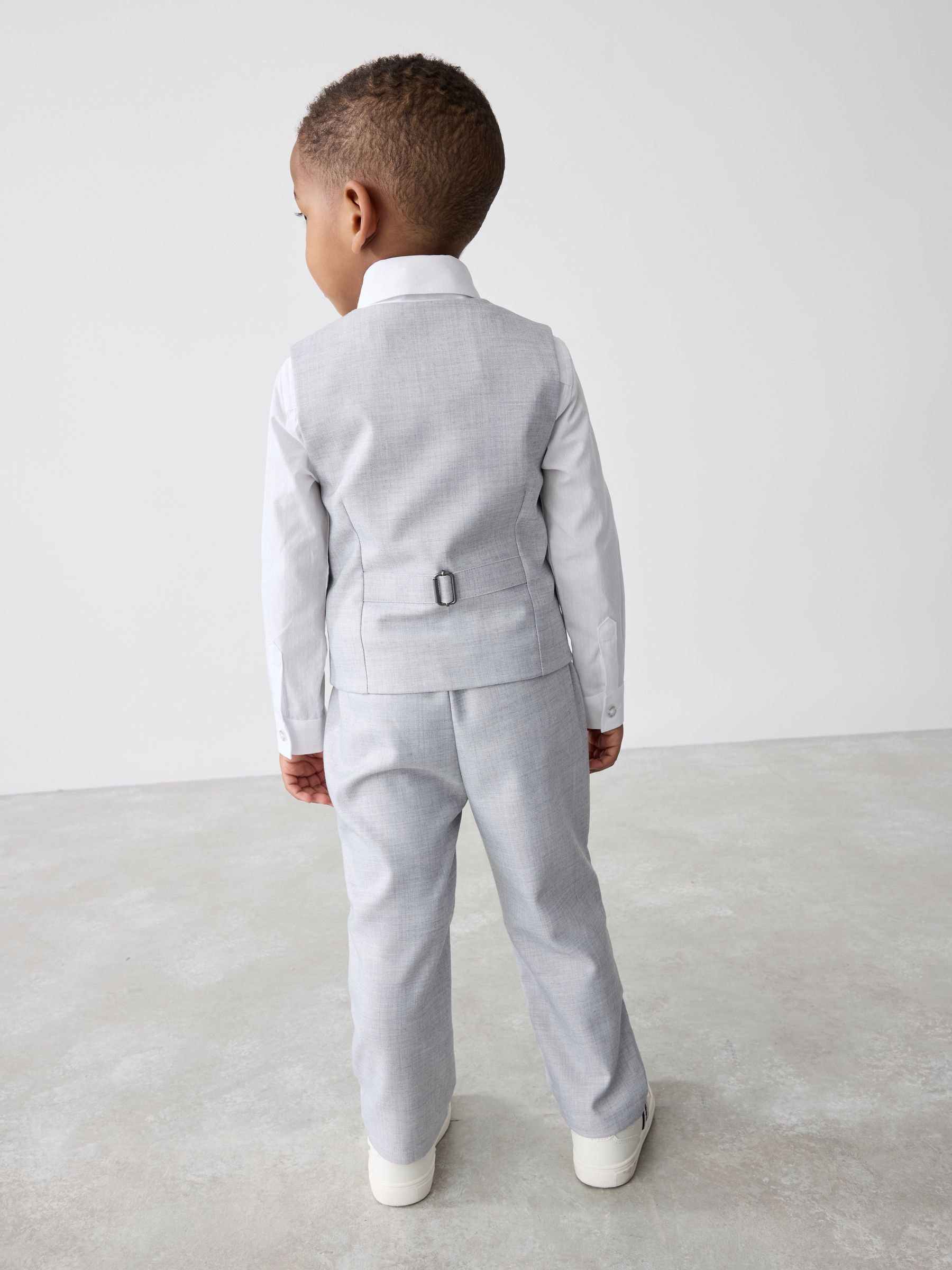 Grijs - Baker by Ted Baker set van gilet, overhemd en broek