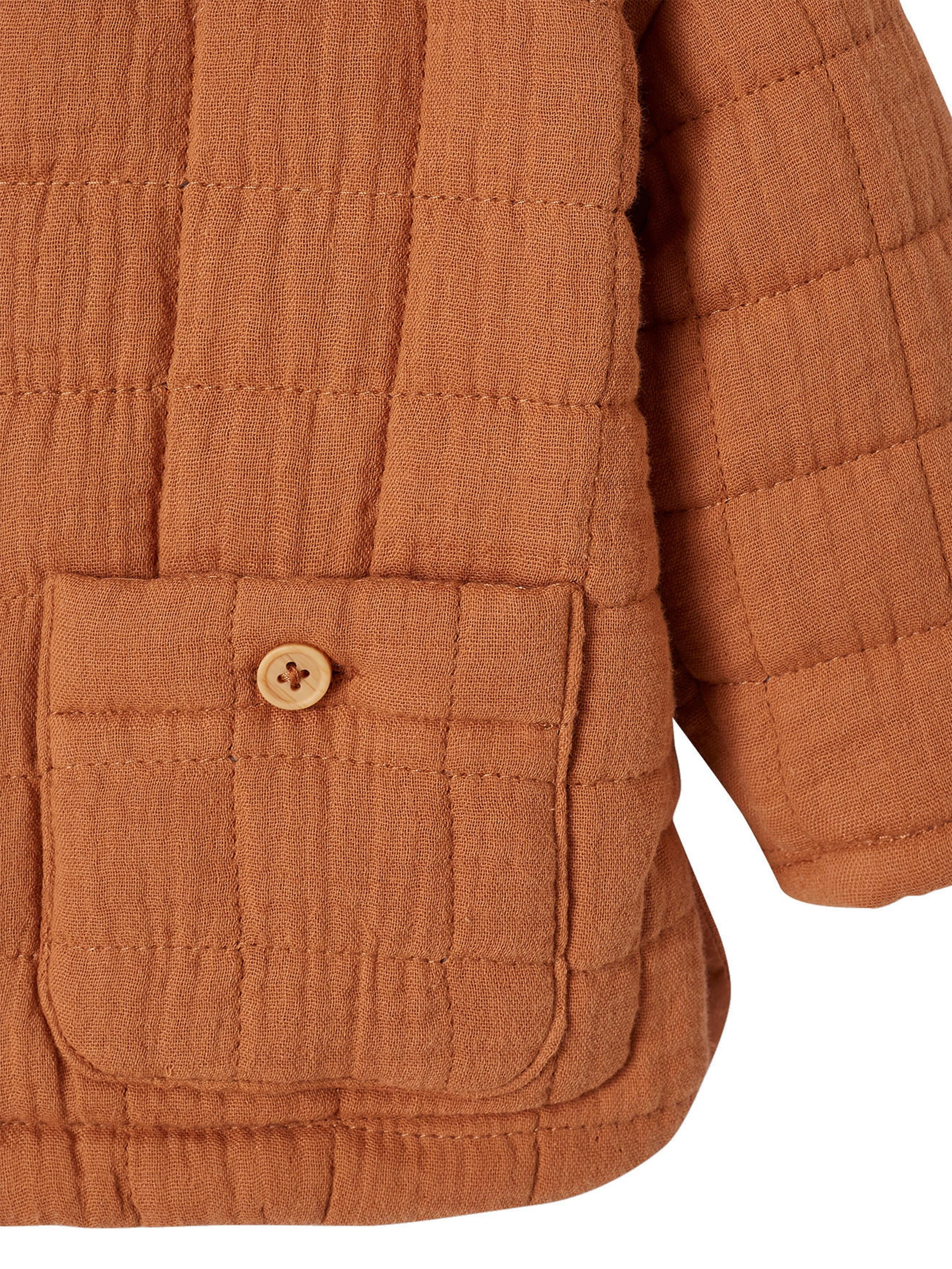 Vertbaudet Leichte Baby Jacke mit Recycling-Polyester rost