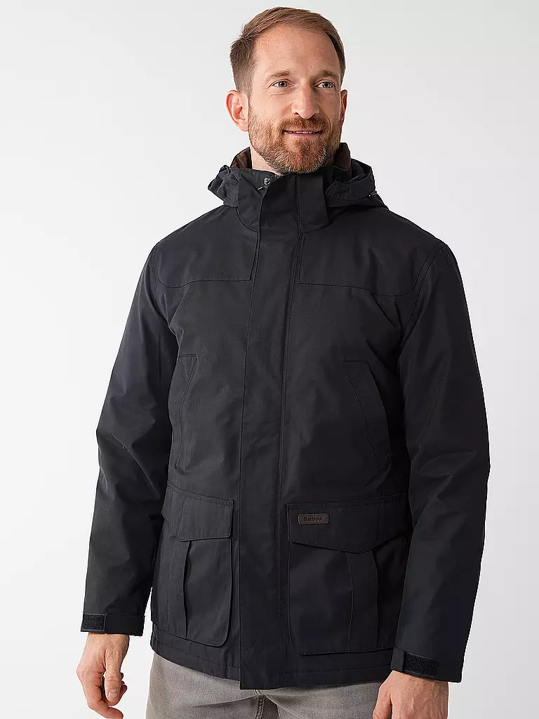 BARBOUR Parka BROCKSTONE dunkelblau