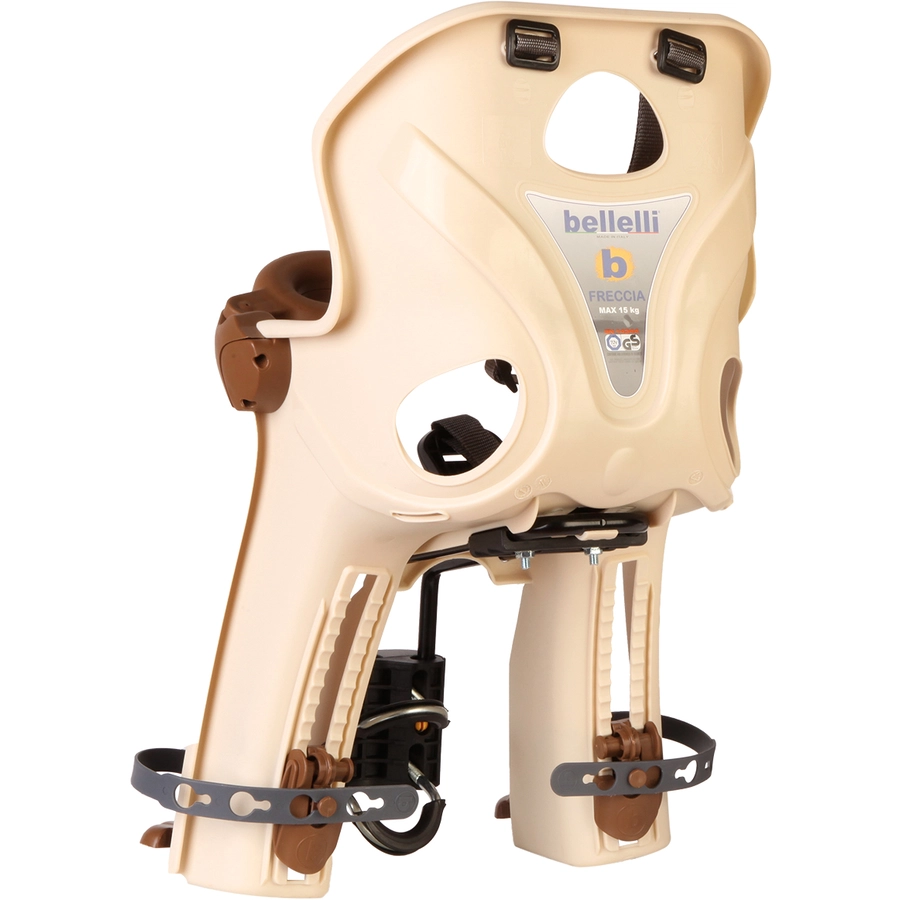 BELLELLI Kindersitz Fahrrad Freccia B-Fix frame mount Beige