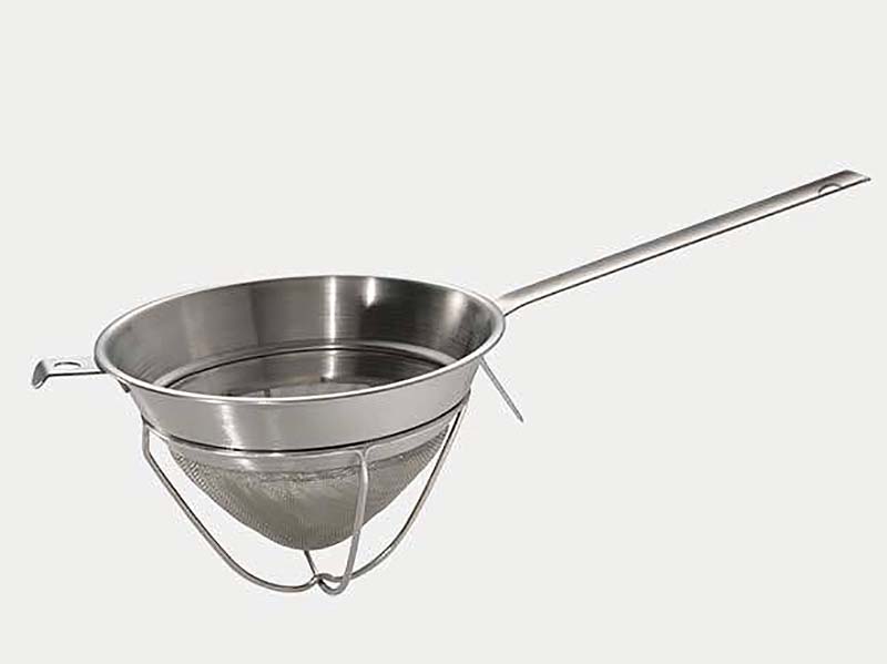 Chinois Etamine Inox avec renfort maille fine De Buyer