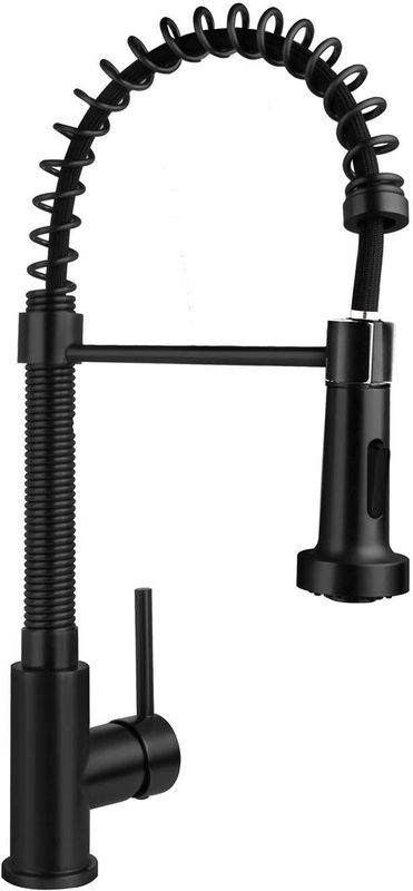 Boss & Wessing - Colorato - Keukenmengkraan - Mat Zwart - 49.5 cm Flexibele Uitloop