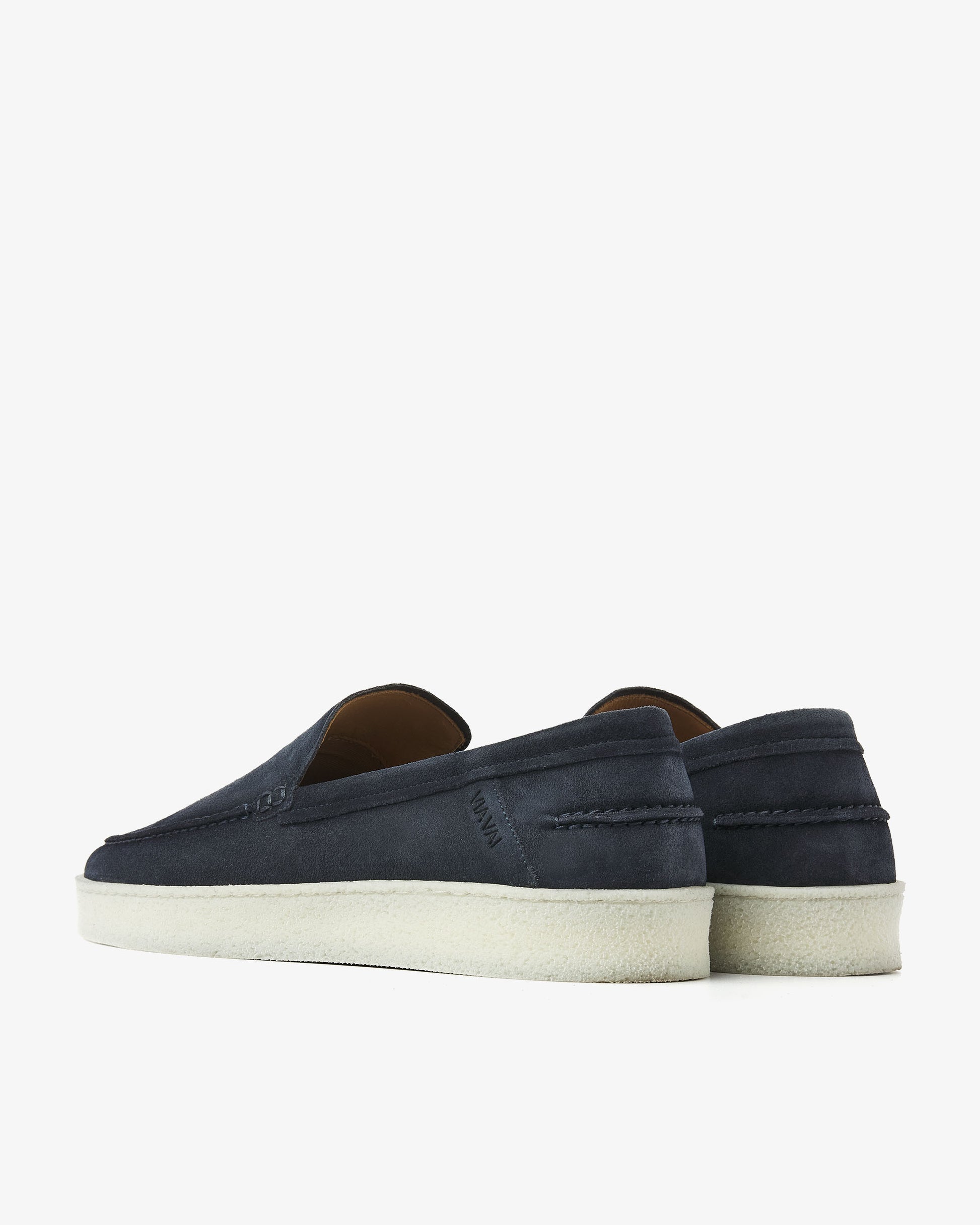 VIA VAI blauwe heren loafers Zane Tyler