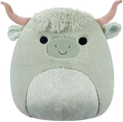 Squishmallows Fuzz A Mallows Kosedyr Iver Highland Cow 40 cm