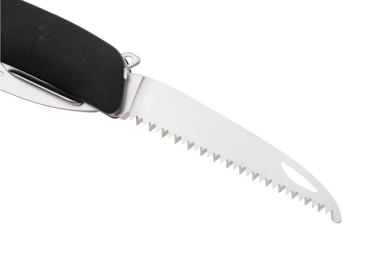 Swiza SH09 TR AM, KST.0136.1010, Black, Zwitsers zakmes, partly serrated, 9 tools