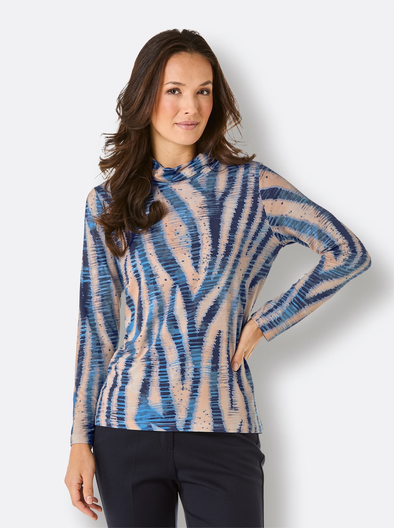 CREATION L PREMIUM Rollkragenshirt »Modal-Shirt«, 1 Stk.