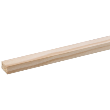 Lat geschaafd grenen D-vorm 13x23mm 210 cm