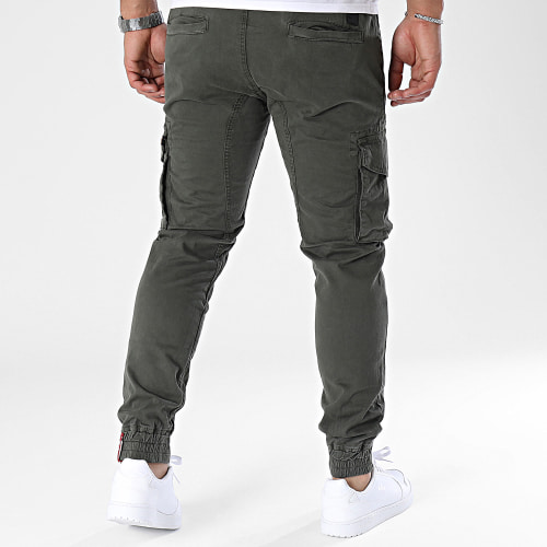 Pantalon Cargo Twill Jogger 116202 Gris Anthracite