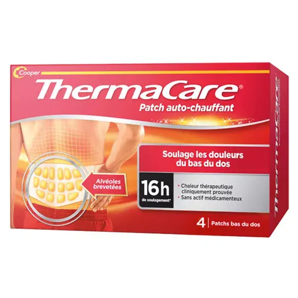 Adesivos autoaquecidos Thermacare para a região lombar (4 unidades)