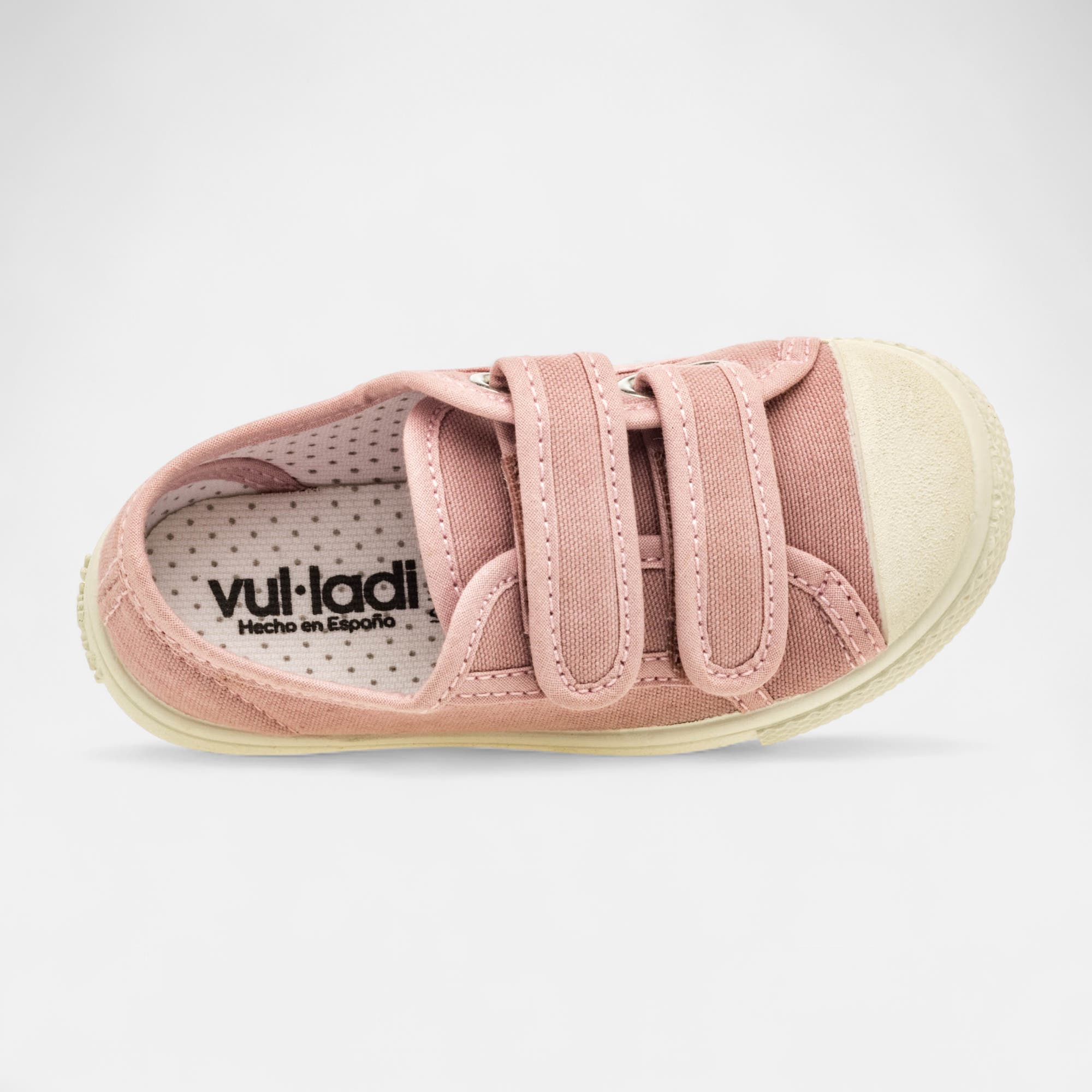 Baskets en toile Bébé fille rose
