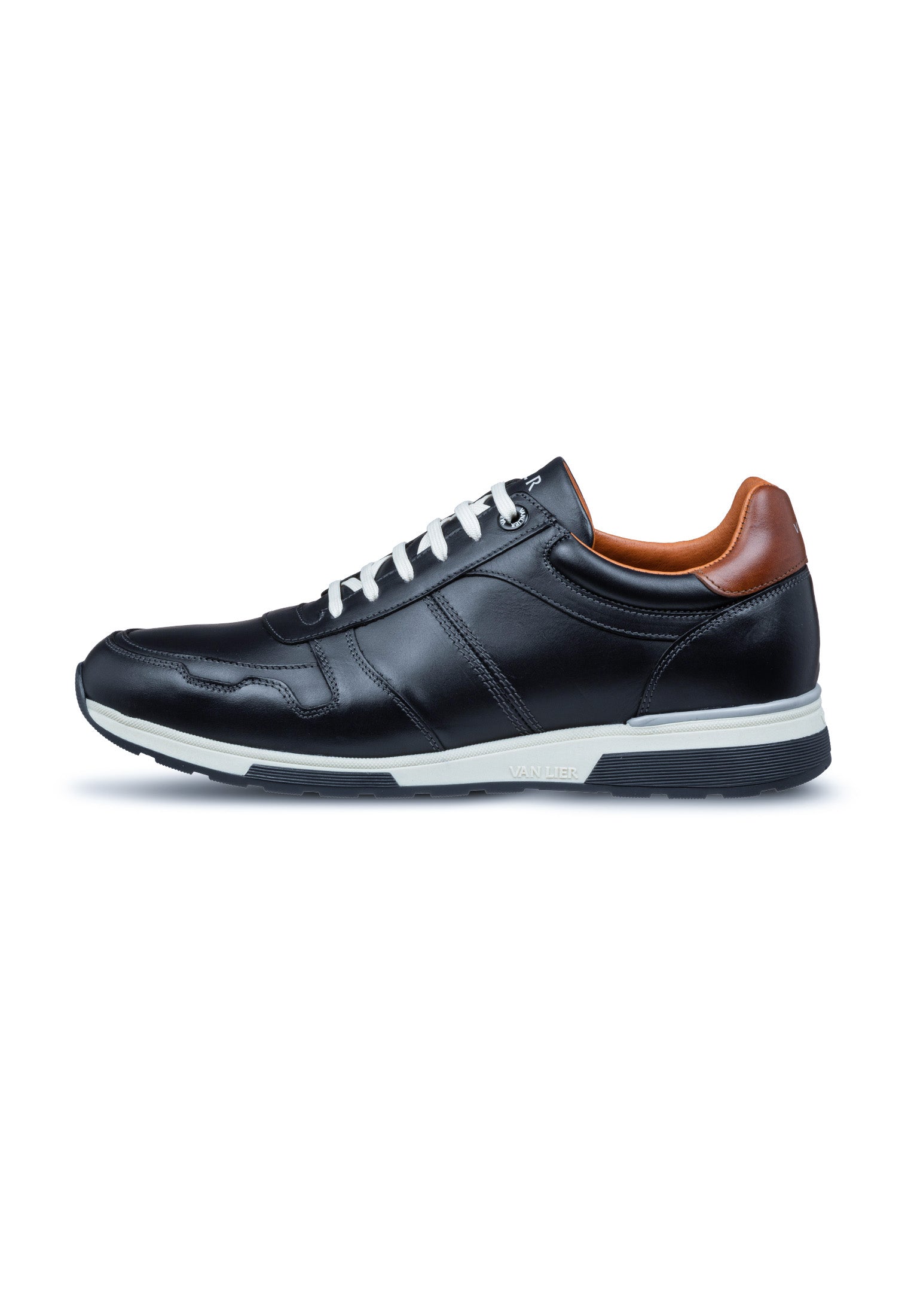 Donker Blauw gladleren Positano sneaker