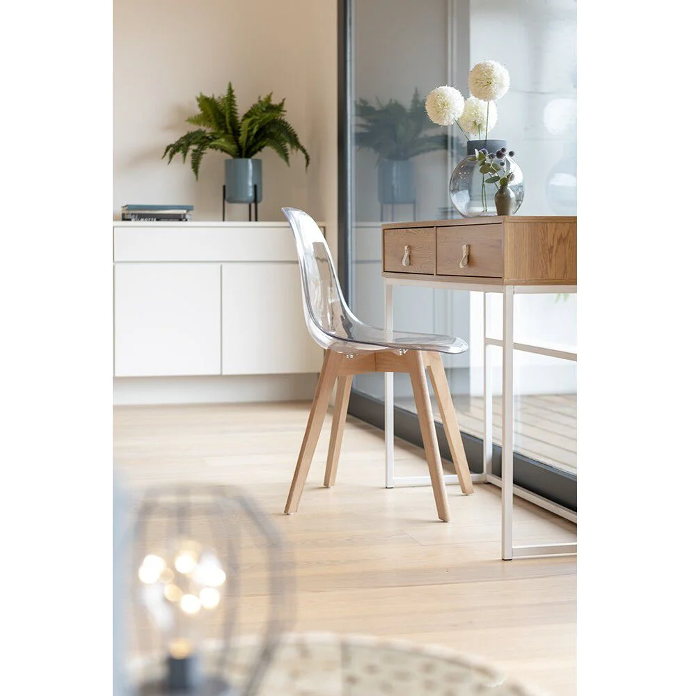Chaise Chloé transparente x2