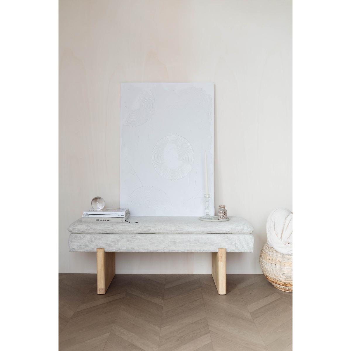 Puur - Preston bench - beige|hout