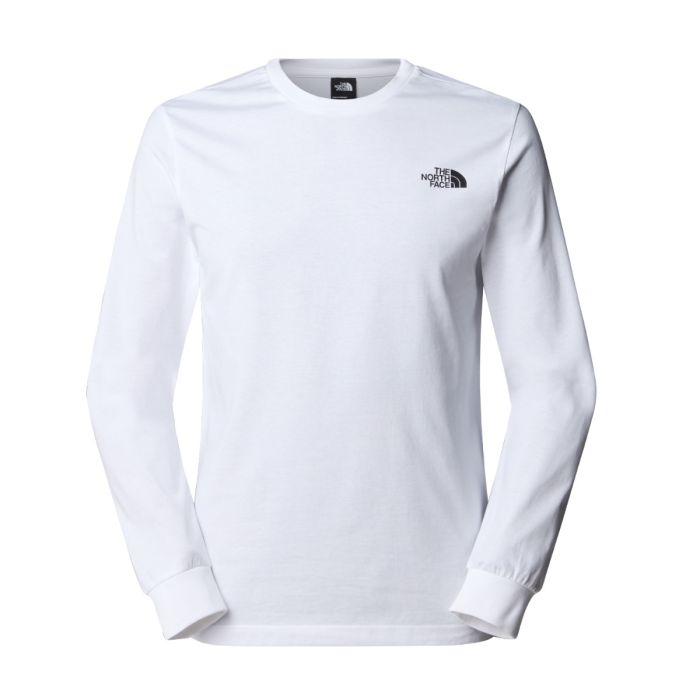 The North Face Herre Trøjer Easy LS Tee Hvid