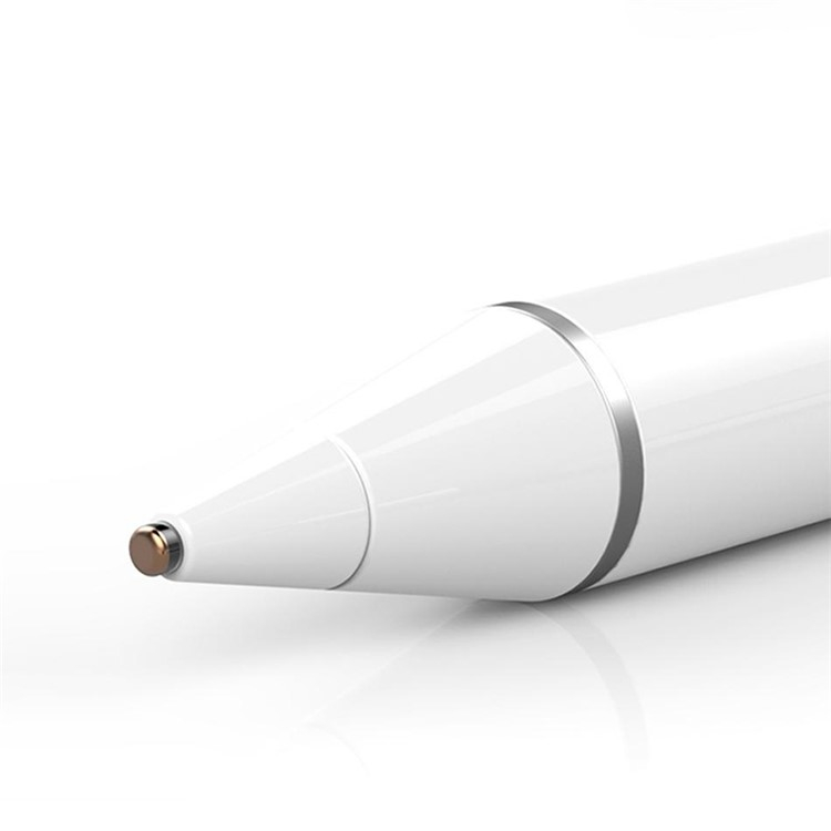 Aluminium Stylus Touch Pen mit extra feiner Spitze (IOS / Android) - Weiss