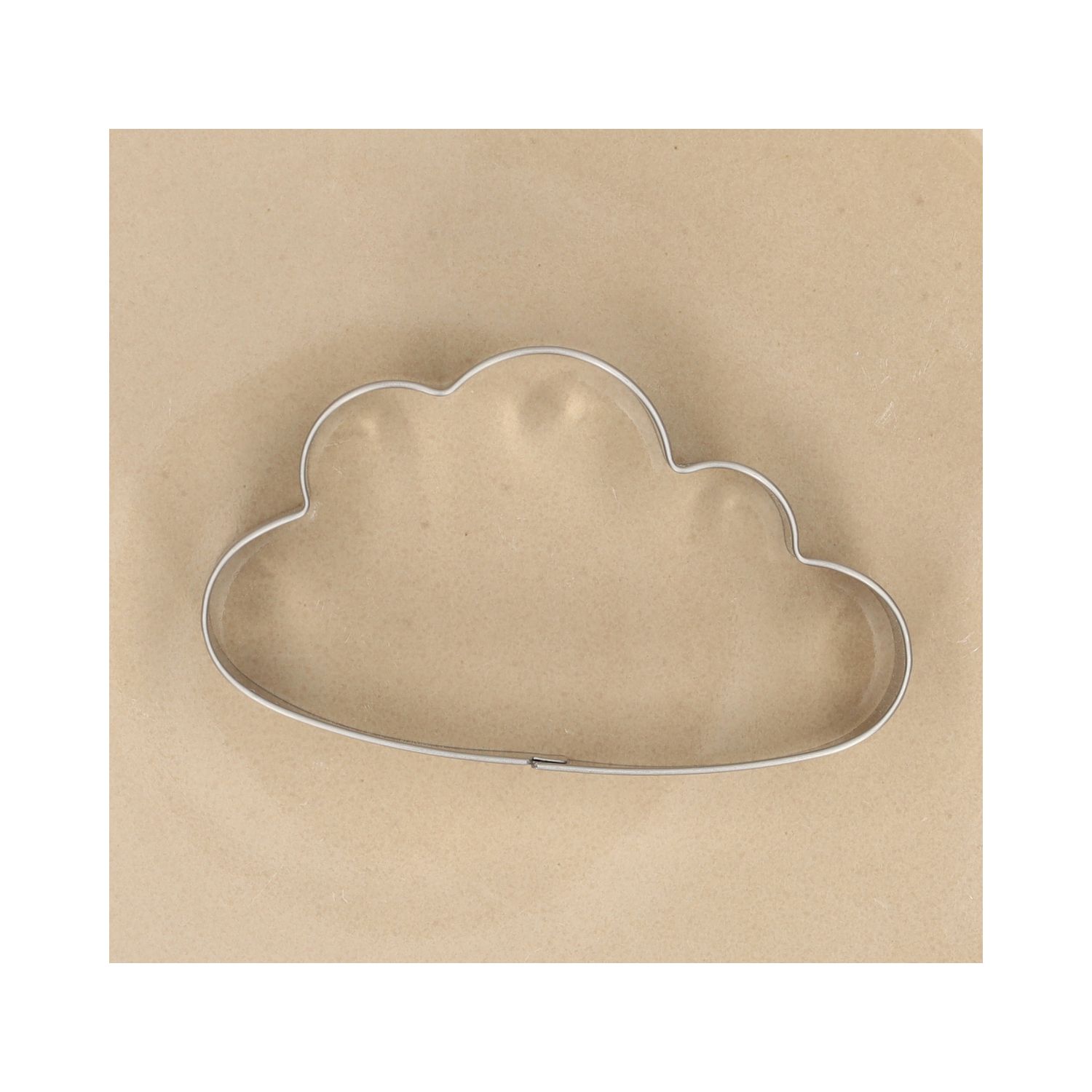 Uitsteekvorm wolk, recycled rvs