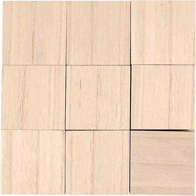 Treklosser, str. 4x4x4 cm, 9 stk./ 1 pk.
