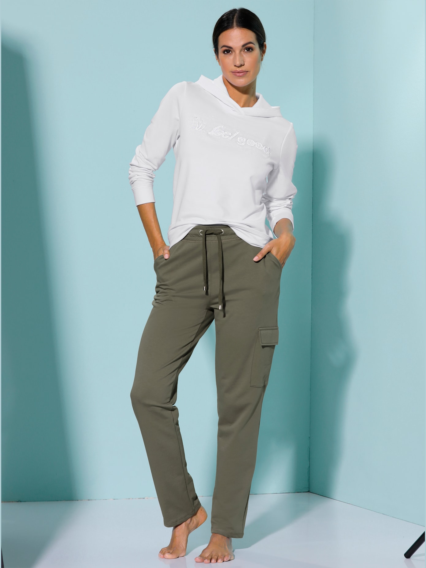Pantalon matière sweat