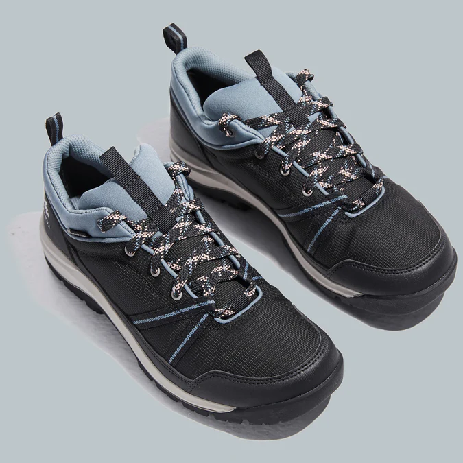 Decathlon Quechua - Botas de caminhada impermeáveis femininas Quechua NH100 Low WP