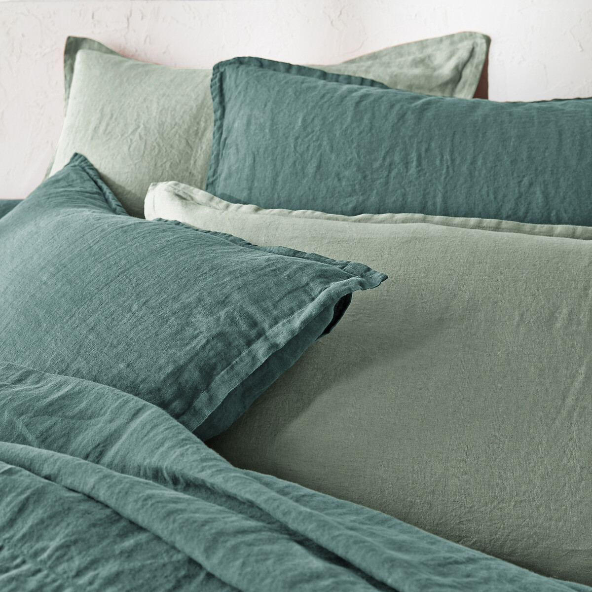 LA REDOUTE INTERIEURS<br>Fronha de linho lavado, Linot