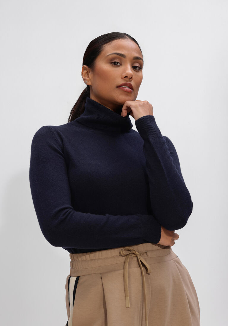 donkerblauwe max mara trui educata
