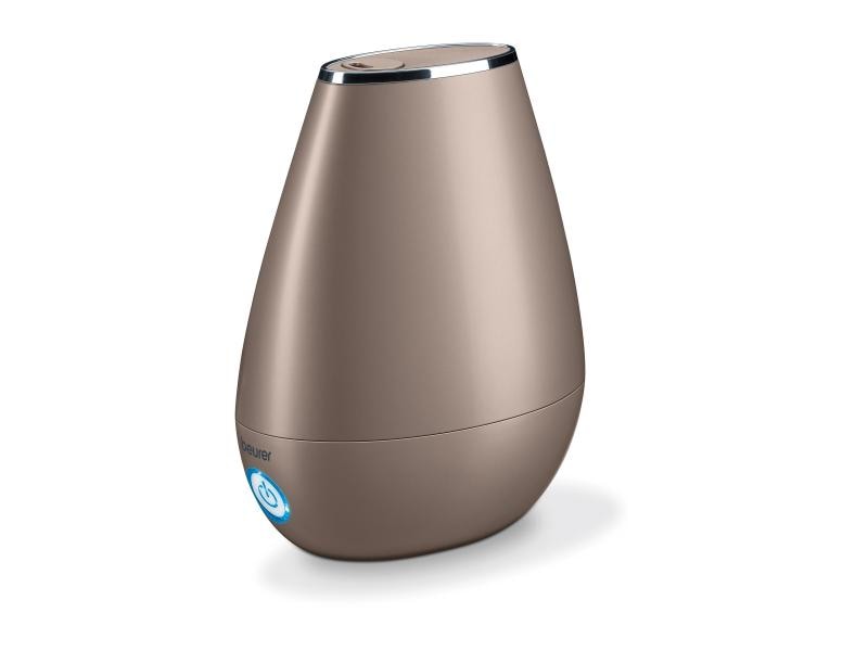 Beurer Mini-Luftbefeuchter LB 37 toffee Ultraschallvernebler für Raumgrössen von bis zu 20 m²